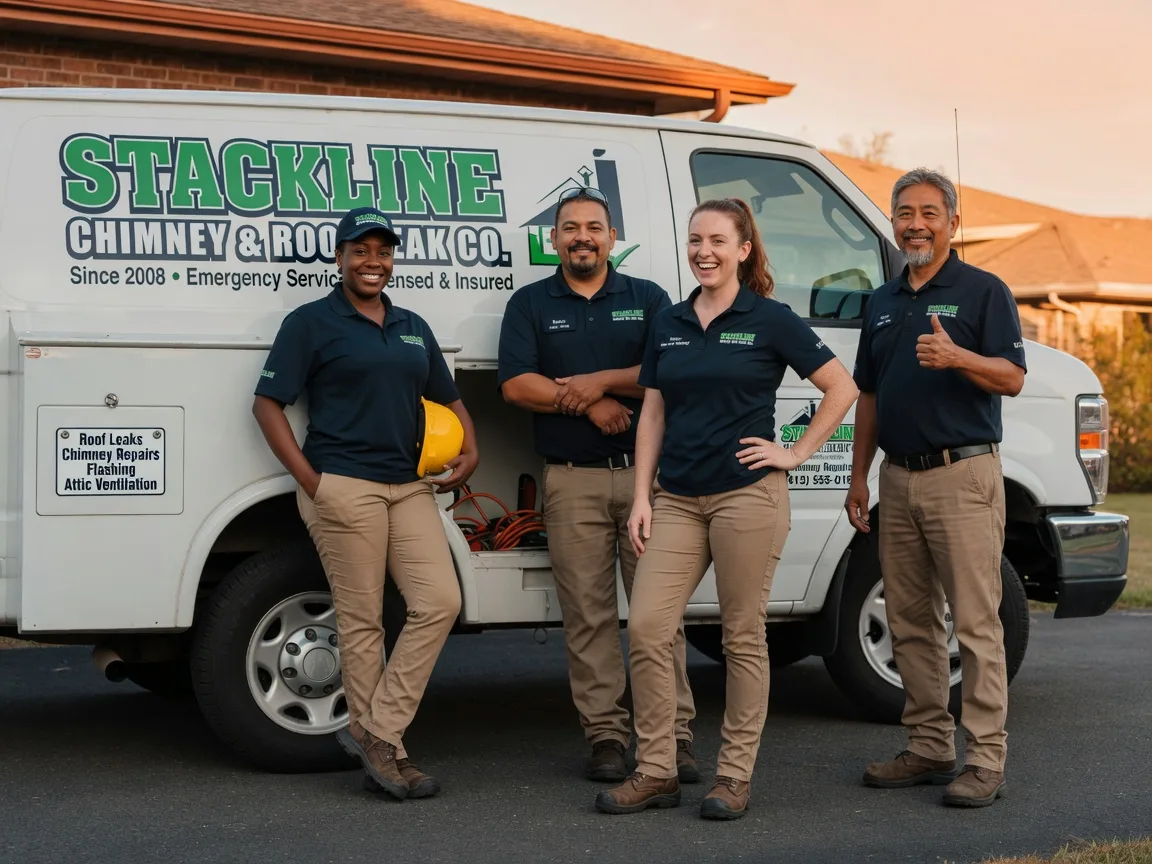 Chimney flashing repair company in Roanoke, IN